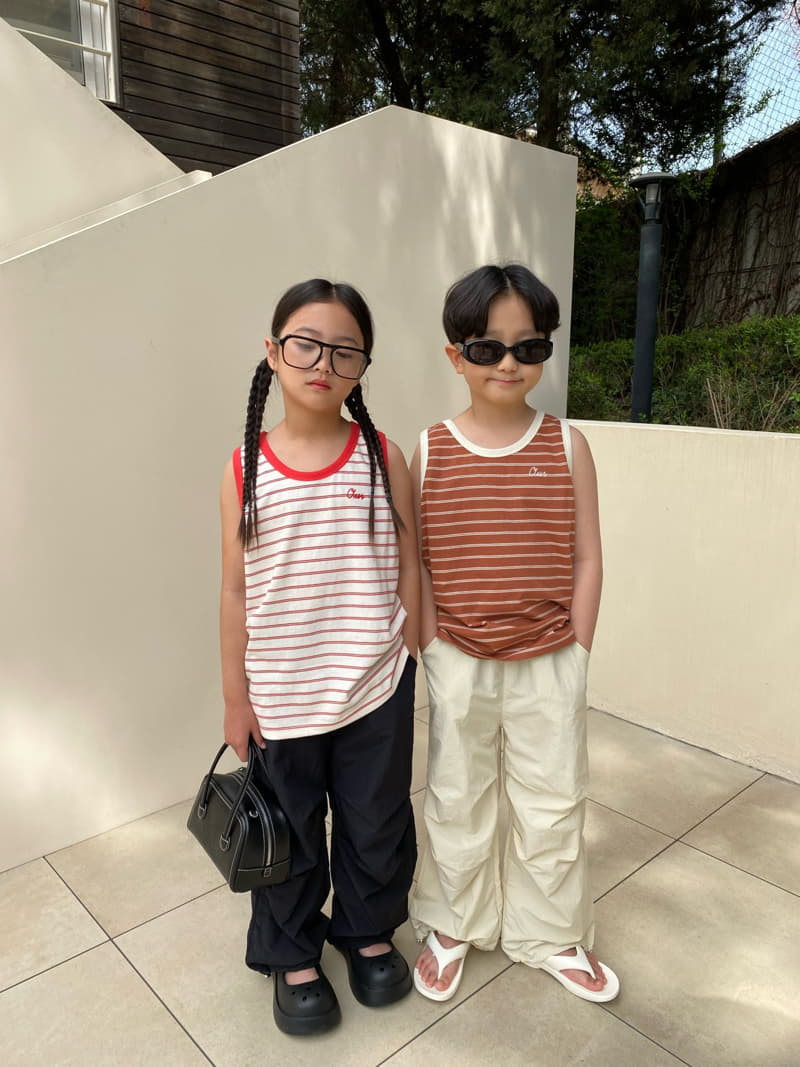 Our - Korean Children Fashion - #fashionkids - Lake Stripes Sleeveless - 8