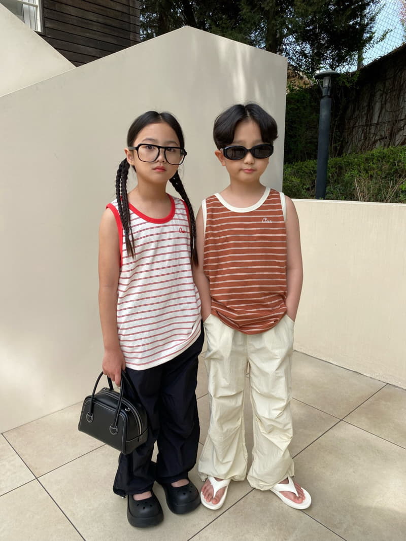 Our - Korean Children Fashion - #minifashionista - Lake Stripes Sleeveless