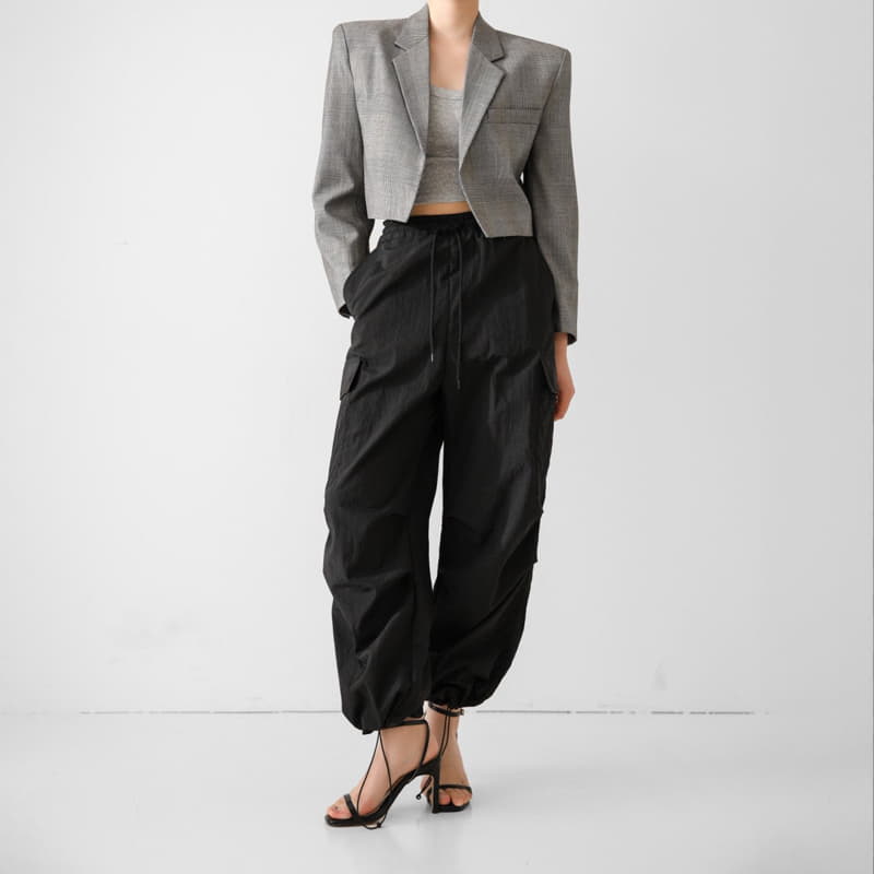 Paper Moon - Korean Women Fashion - #thelittlethings - Open Front Cropped Blazer - 2