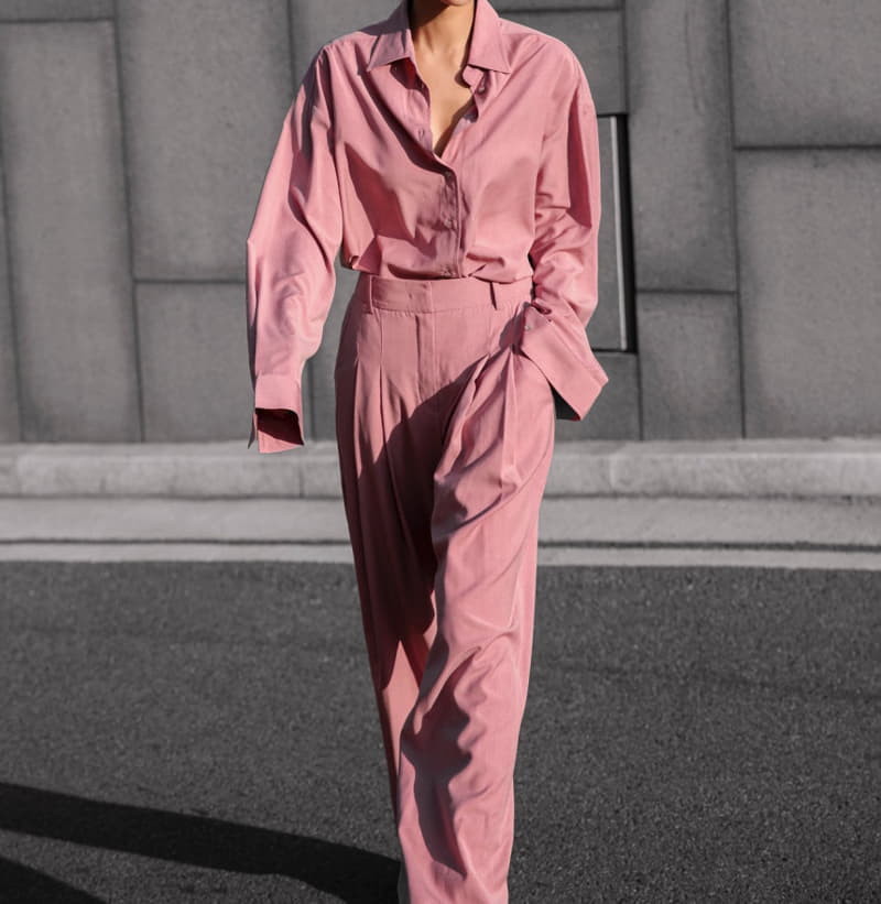 Paper Moon - Korean Women Fashion - #momslook - Maxi Length Wide Pin Tuck Trouses - 4