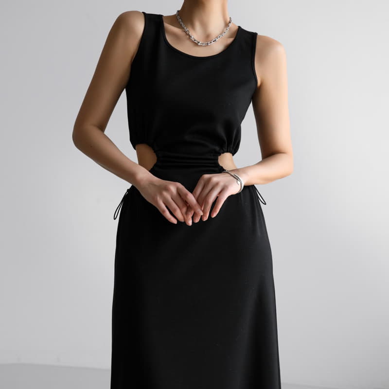 Paper Moon - Korean Women Fashion - #womensfashion - Cut Out Jersey Maxi Sleeveless One-piece - 9