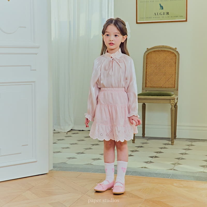 Paper Studios - Korean Children Fashion - #kidzfashiontrend - Lace Skirt - 4
