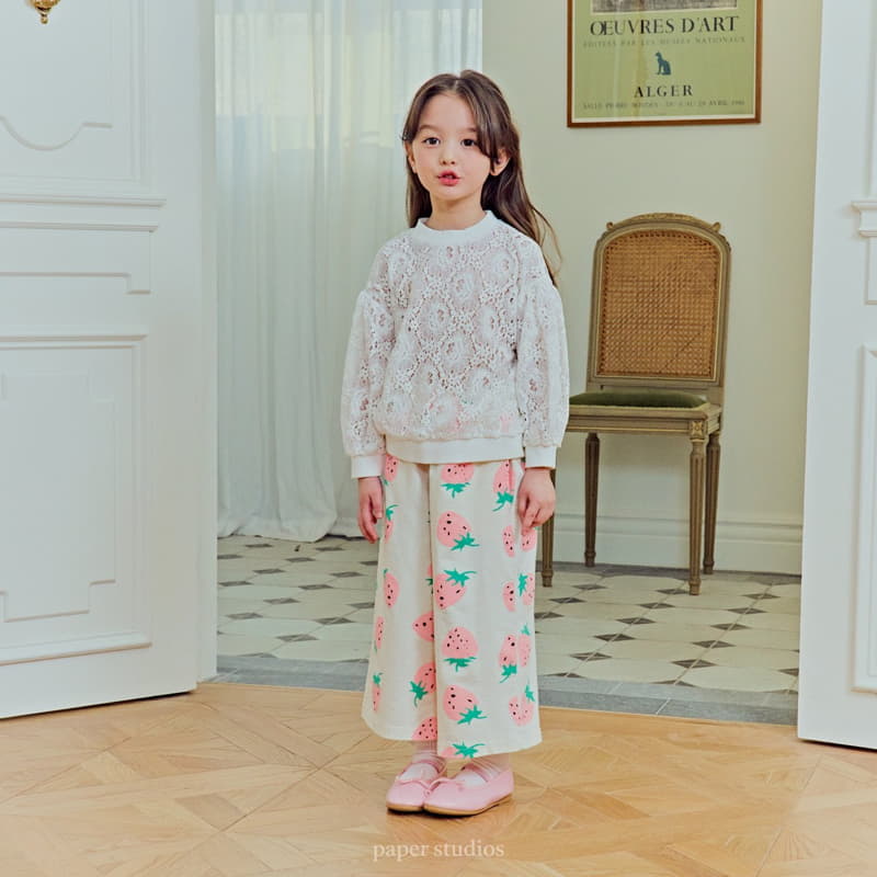 Paper Studios - Korean Children Fashion - #Kfashion4kids - Lace Sweatshirt - 3
