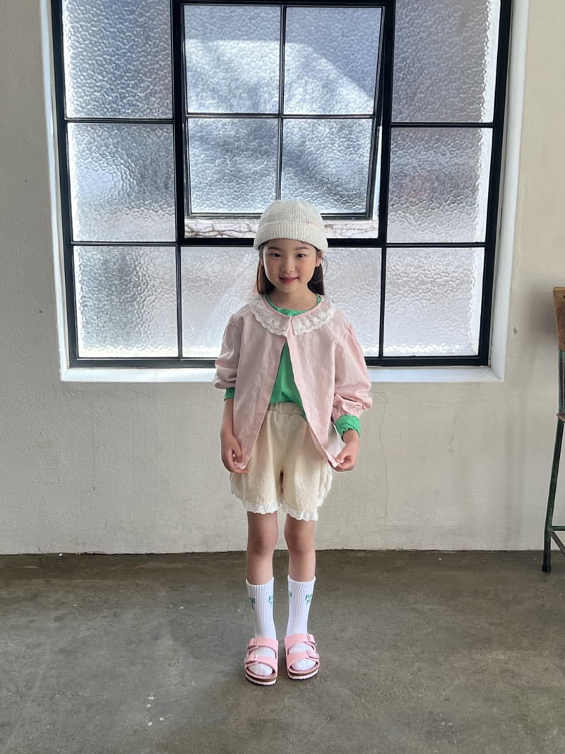 Paper Studios - Korean Children Fashion - #childrensboutique - Line Lace Cardigan - 3