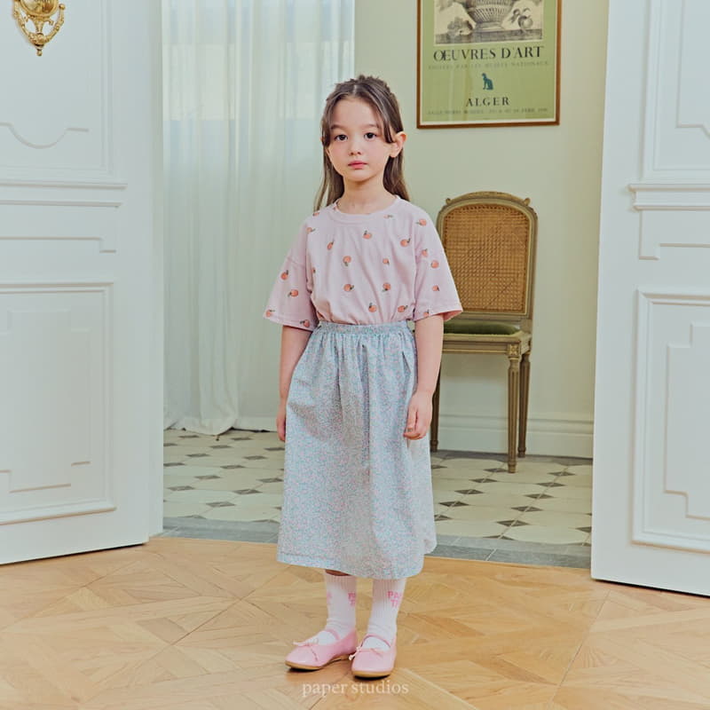 Paper Studios - Korean Children Fashion - #childrensboutique - Linen Apple Tee - 2