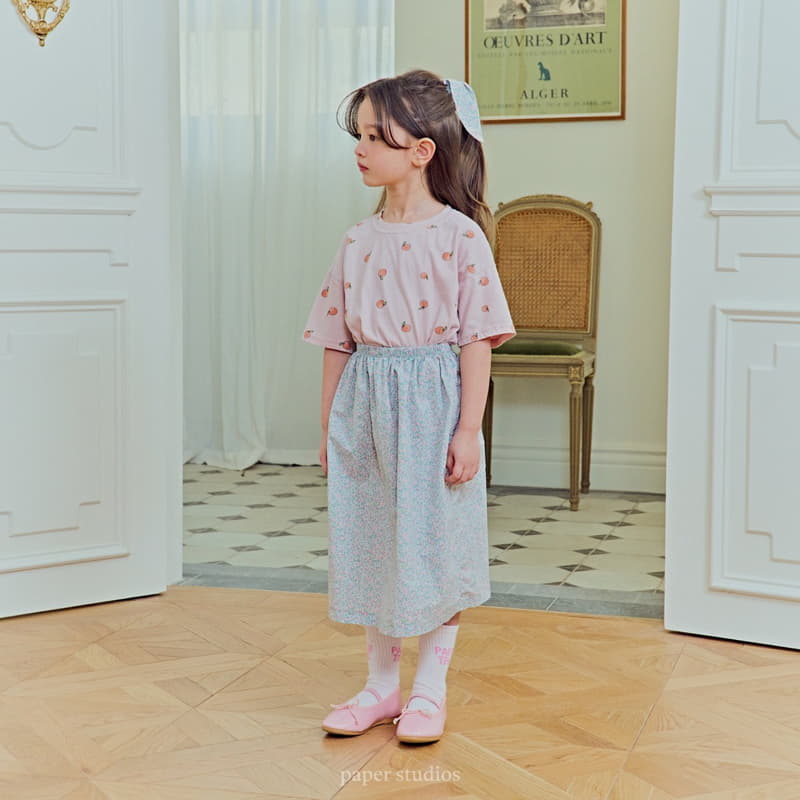 Paper Studios - Korean Children Fashion - #designkidswear - Linen Apple Tee - 3