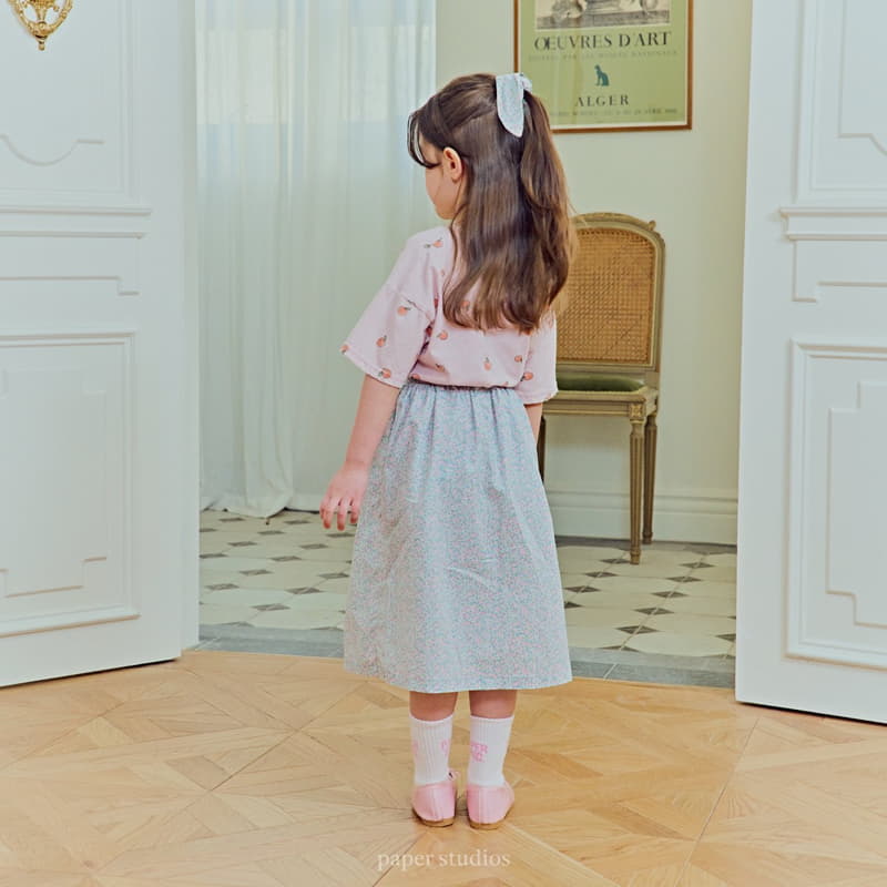 Paper Studios - Korean Children Fashion - #designkidswear - Linen Apple Tee - 4