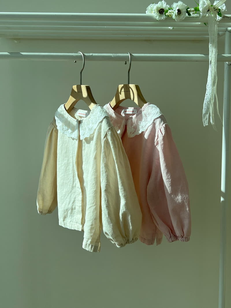 Paper Studios - Korean Children Fashion - #fashionkids - Line Lace Cardigan - 6