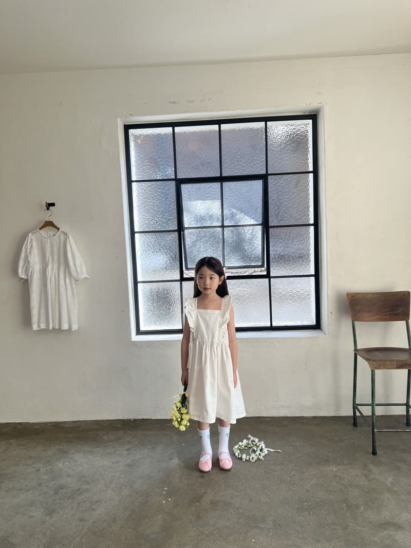 Paper Studios - Korean Children Fashion - #kidsshorts - Denim One-piece