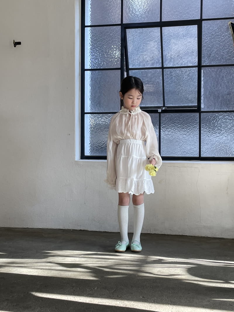 Paper Studios - Korean Children Fashion - #kidsshorts - Lace Skirt