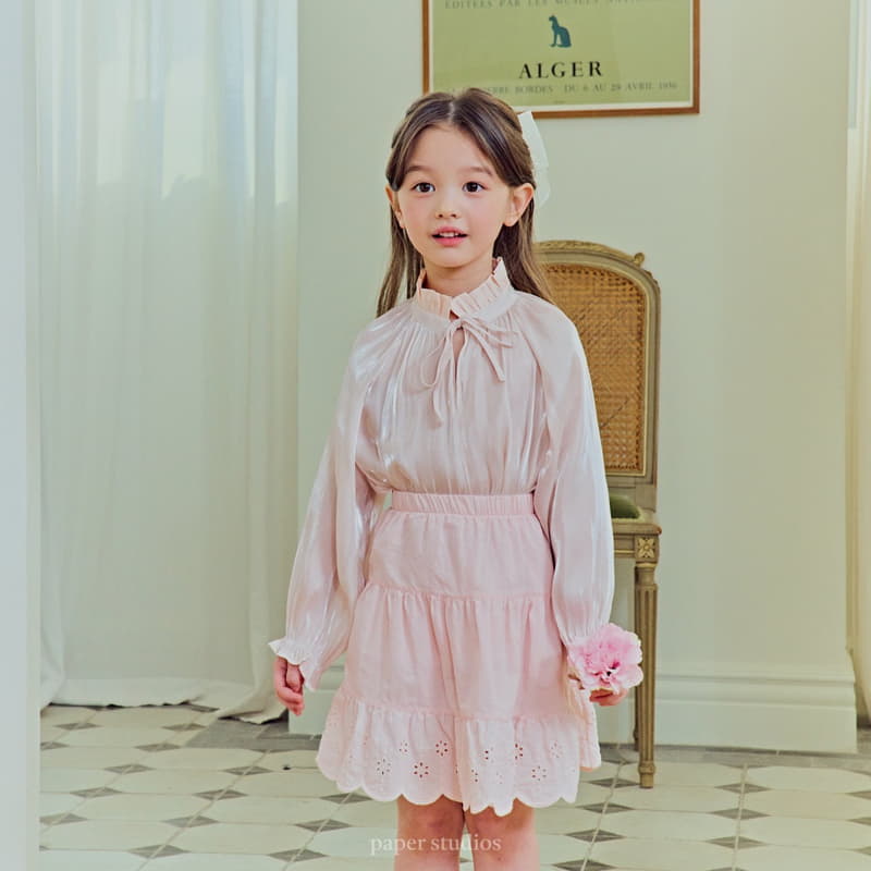 Paper Studios - Korean Children Fashion - #kidzfashiontrend - Lace Skirt - 3
