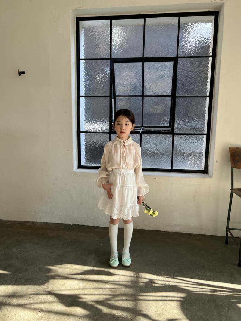 Paper Studios - Korean Children Fashion - #littlefashionista - Silk Blouse