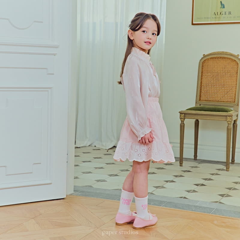 Paper Studios - Korean Children Fashion - #littlefashionista - Lace Skirt - 5