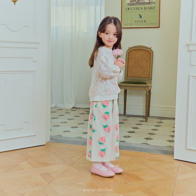 Paper Studios - Korean Children Fashion - #Kfashion4kids - Lace Sweatshirt - 4