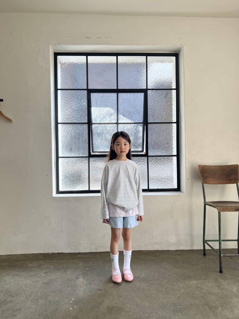 Paper Studios - Korean Children Fashion - #littlefashionista - News Stripes Tee - 3