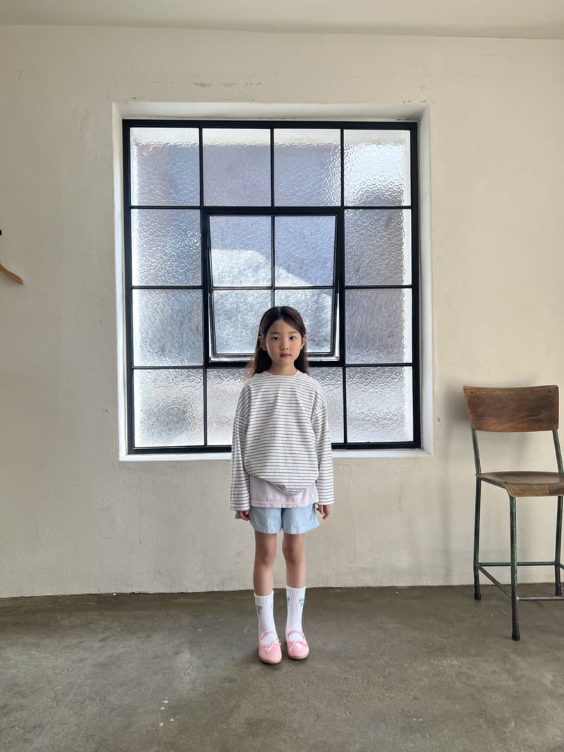 Paper Studios - Korean Children Fashion - #littlefashionista - News Stripes Tee - 4