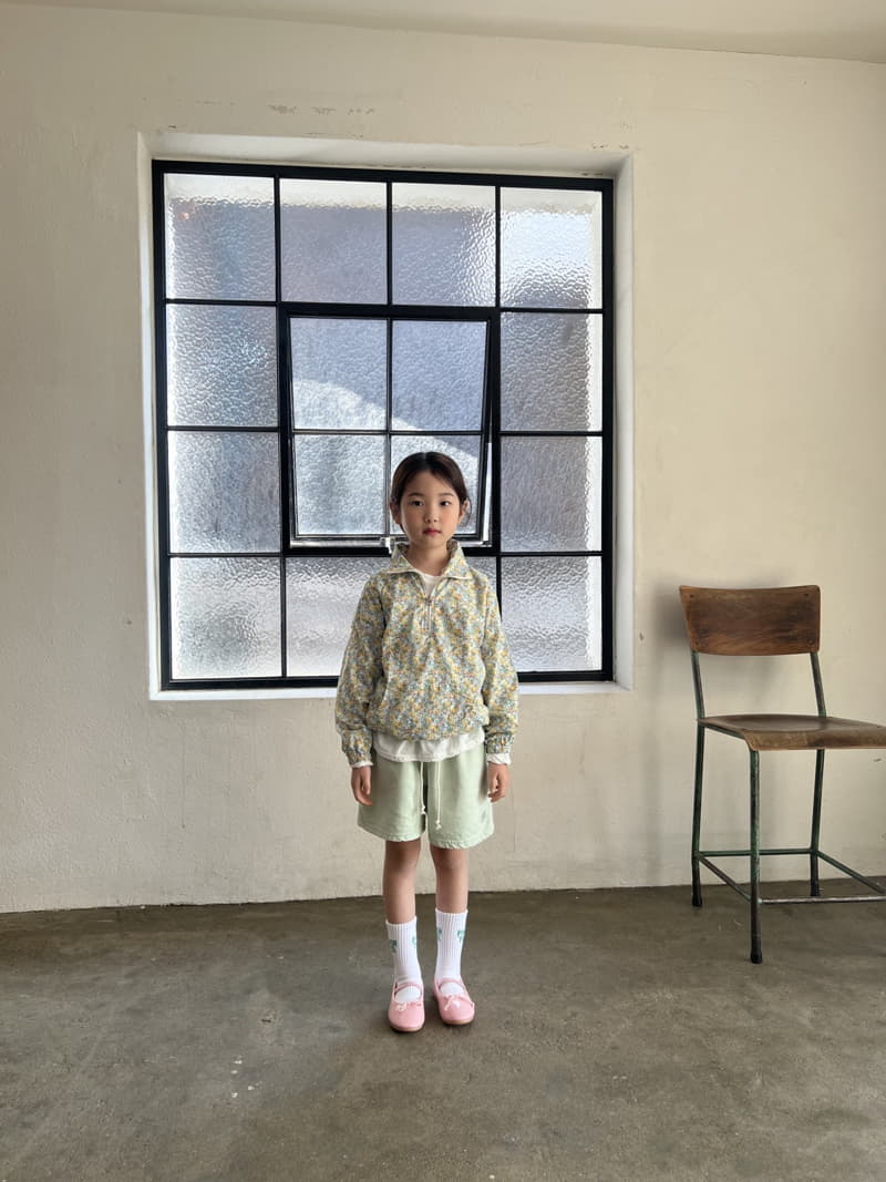 Paper Studios - Korean Children Fashion - #magicofchildhood - Flower Open Sweatshirt