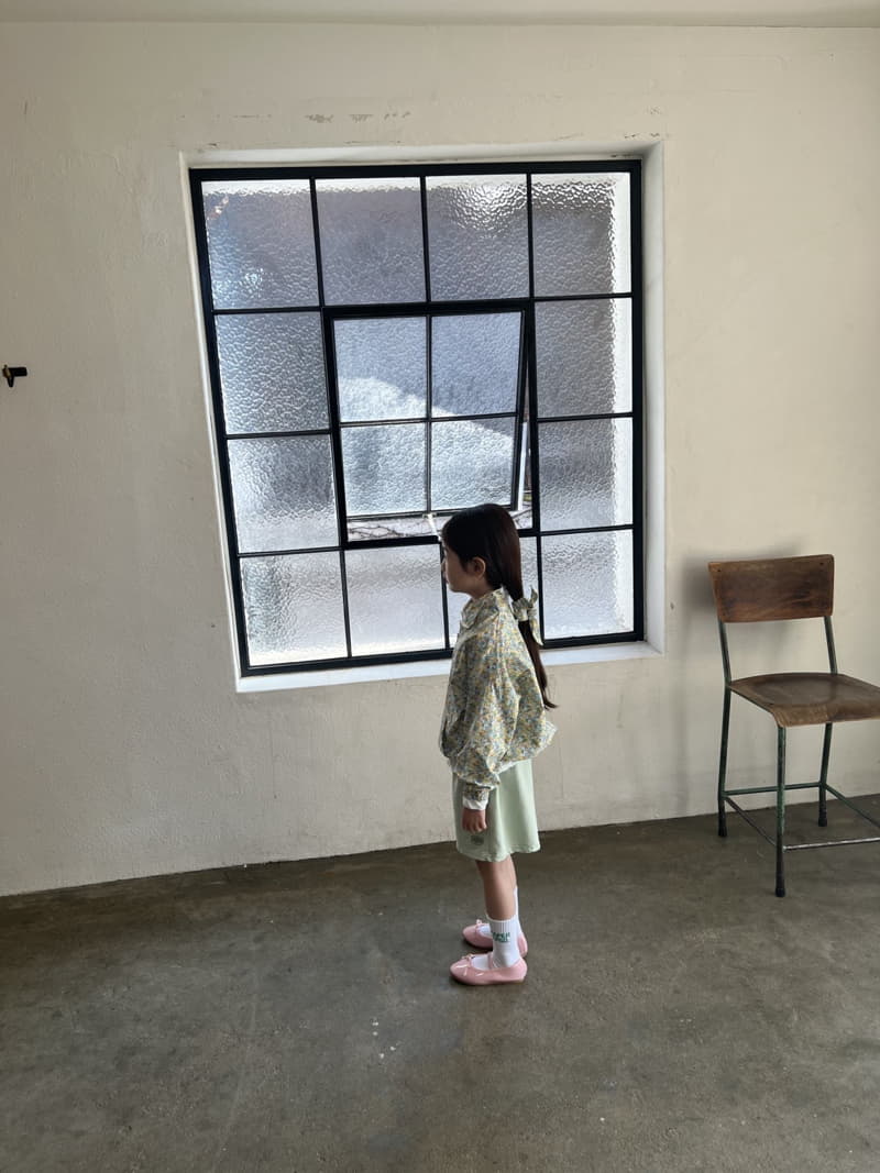 Paper Studios - Korean Children Fashion - #minifashionista - Flower Open Sweatshirt - 2