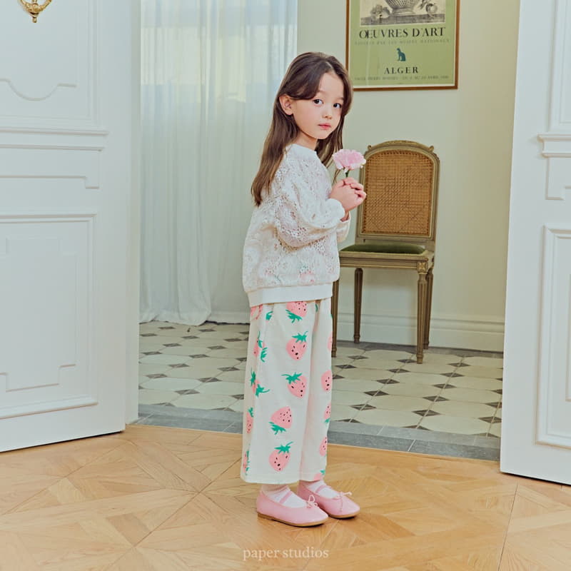 Paper Studios - Korean Children Fashion - #prettylittlegirls - Berry Pants - 3