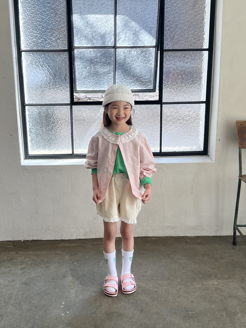 Paper Studios - Korean Children Fashion - #prettylittlegirls - Line Lace Pants