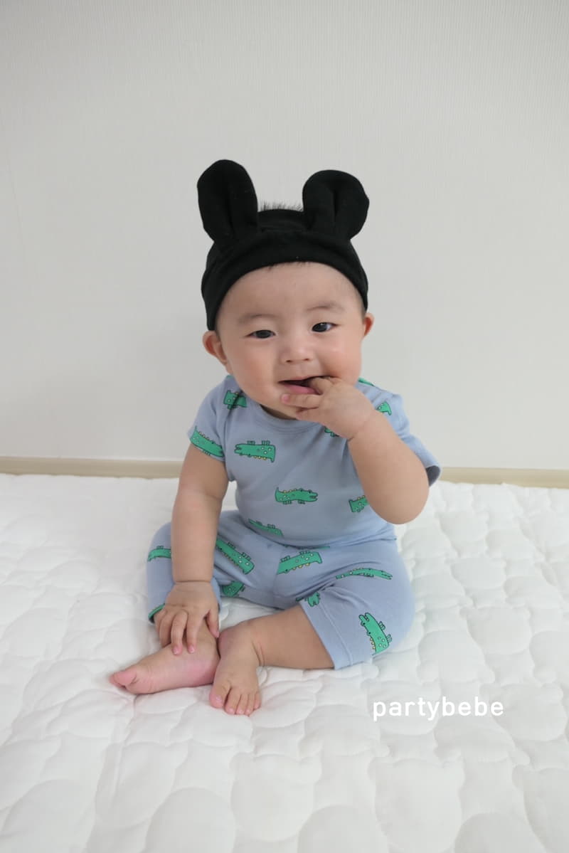 Party Kids - Korean Baby Fashion - #babyboutique - Crocodile Top Easywear - 7