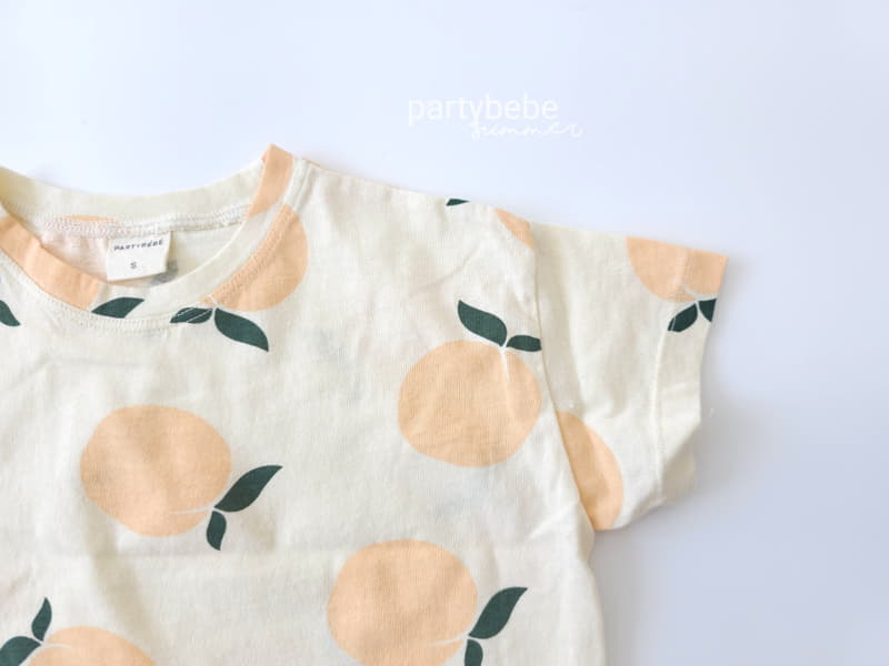 Party Kids - Korean Baby Fashion - #babyboutique - Peach Tee - 2