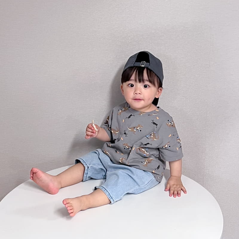 Party Kids - Korean Baby Fashion - #babyboutique - Dino Tee - 12