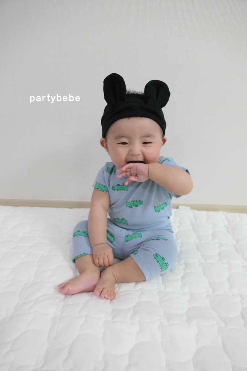 Party Kids - Korean Baby Fashion - #babyclothing - Crocodile Top Easywear - 10