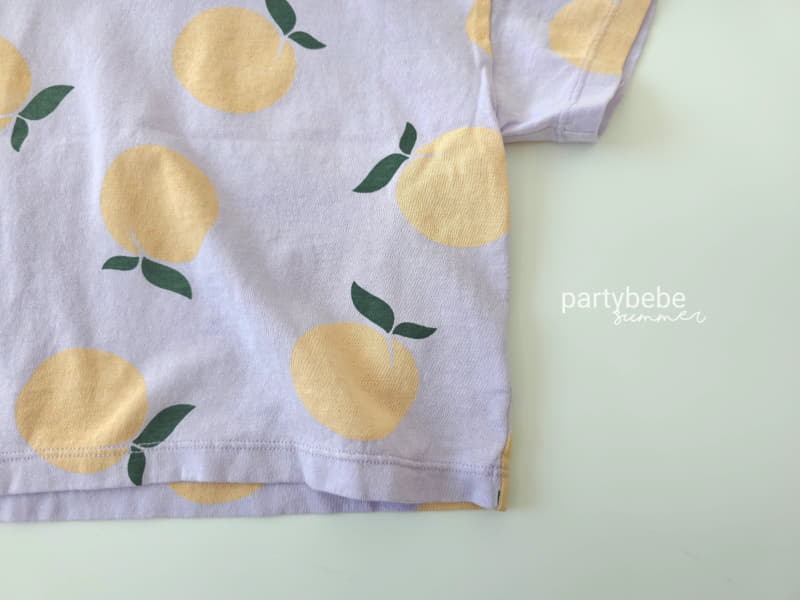 Party Kids - Korean Baby Fashion - #babyfever - Peach Tee - 6