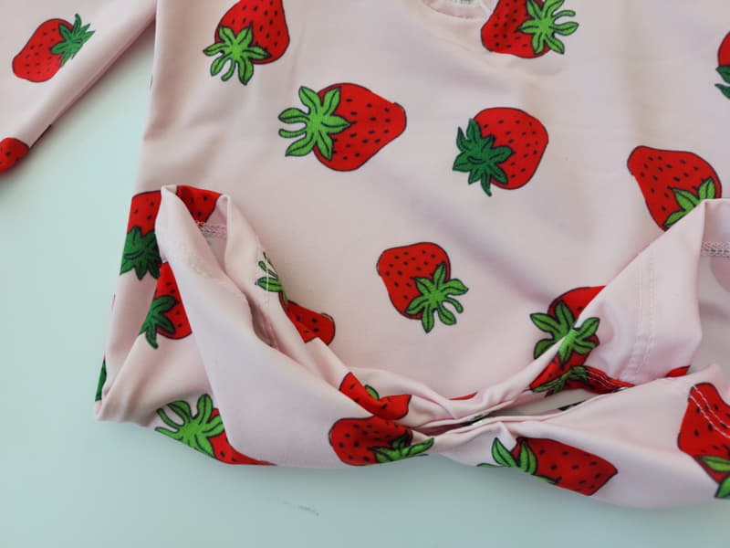 Party Kids - Korean Baby Fashion - #babyoutfit - Strawberry Rashguard Set - 11