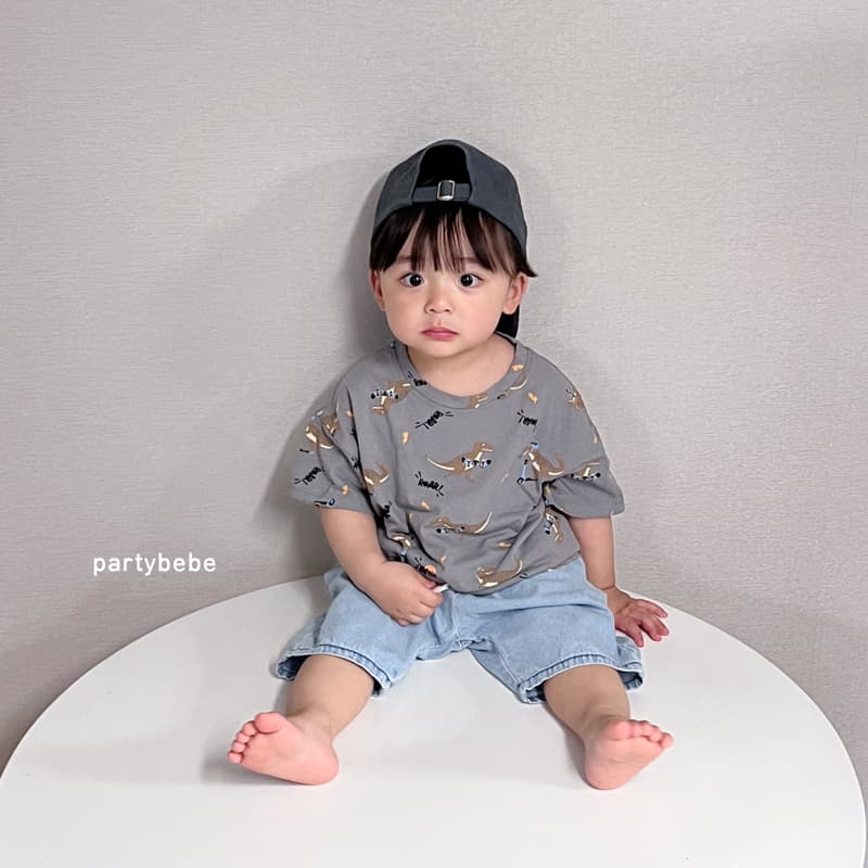 Party Kids - Korean Baby Fashion - #babywear - Dino Tee - 9