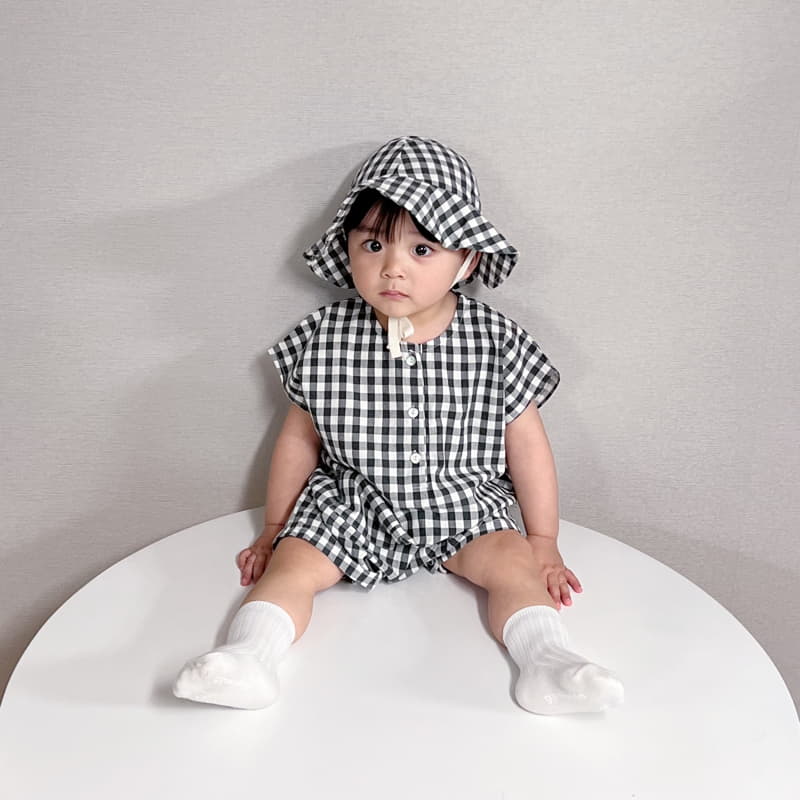 Party Kids - Korean Baby Fashion - #babywear - Square Bodysuit Set