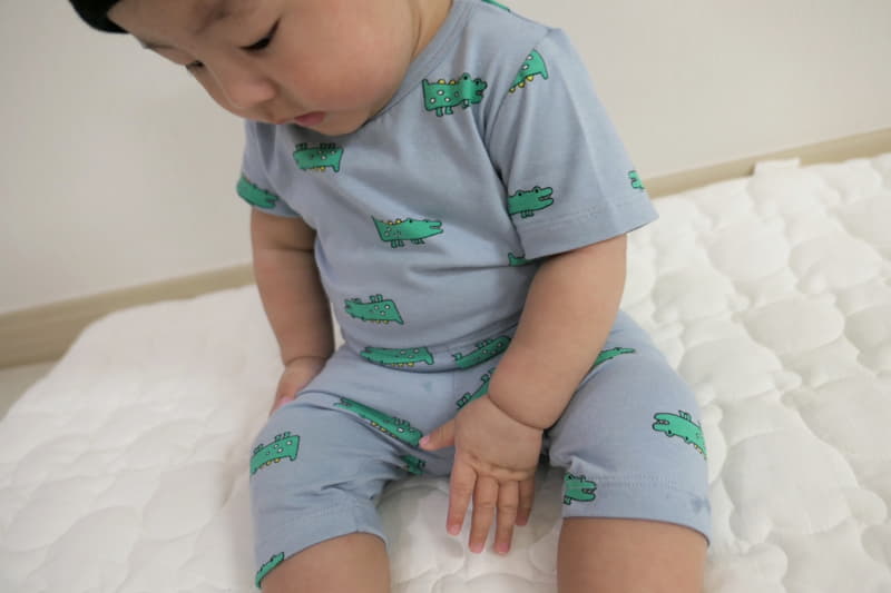 Party Kids - Korean Baby Fashion - #onlinebabyboutique - Crocodile Top Easywear - 5