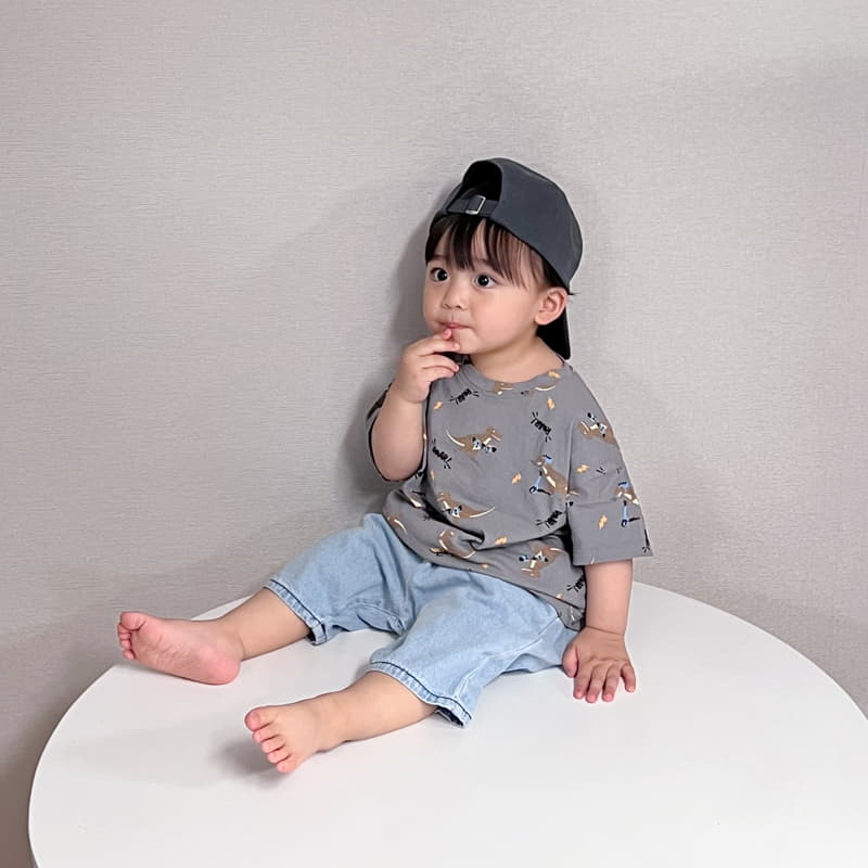 Party Kids - Korean Baby Fashion - #onlinebabyboutique - Dino Tee - 10