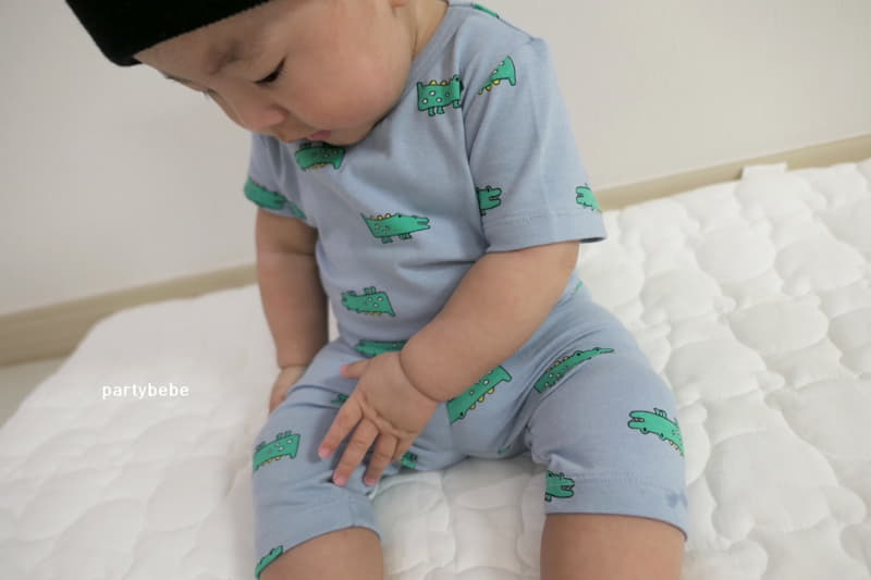 Party Kids - Korean Baby Fashion - #onlinebabyshop - Crocodile Top Easywear - 6