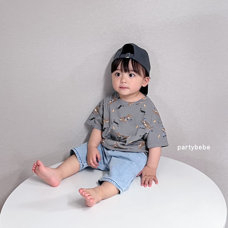Party Kids - Korean Baby Fashion - #onlinebabyshop - Dino Tee - 11