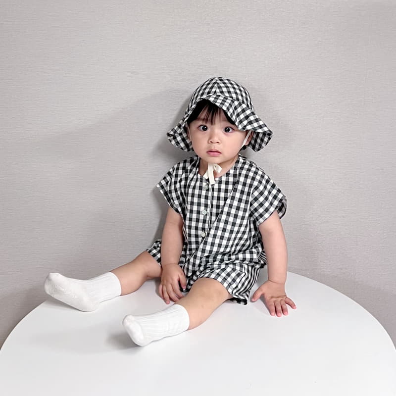 Party Kids - Korean Baby Fashion - #onlinebabyshop - Square Bodysuit Set - 3