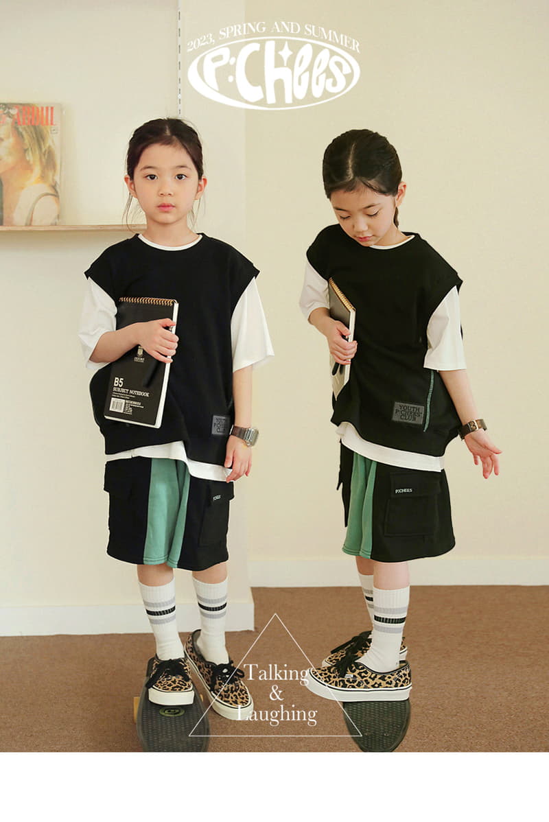 Peach-Cream - Korean Children Fashion - #discoveringself - Poin Vest