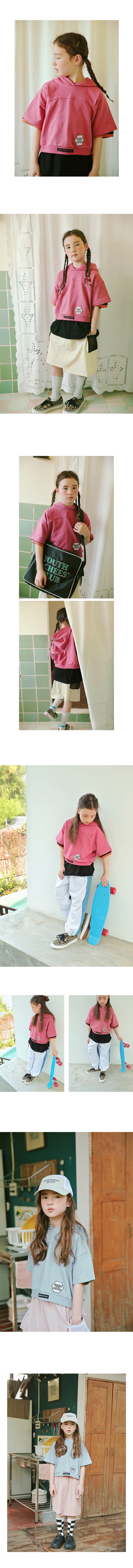 Peach-Cream - Korean Junior Fashion - #designkidswear - Better Crop Sweatshirt - 3