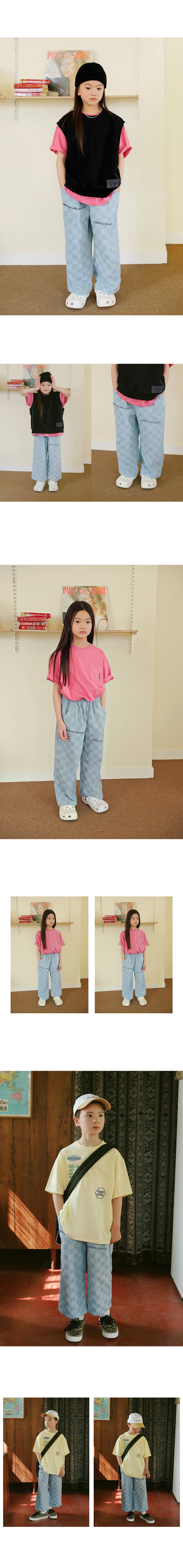 Peach-Cream - Korean Junior Fashion - #kidsstore - Pueren Pants - 3