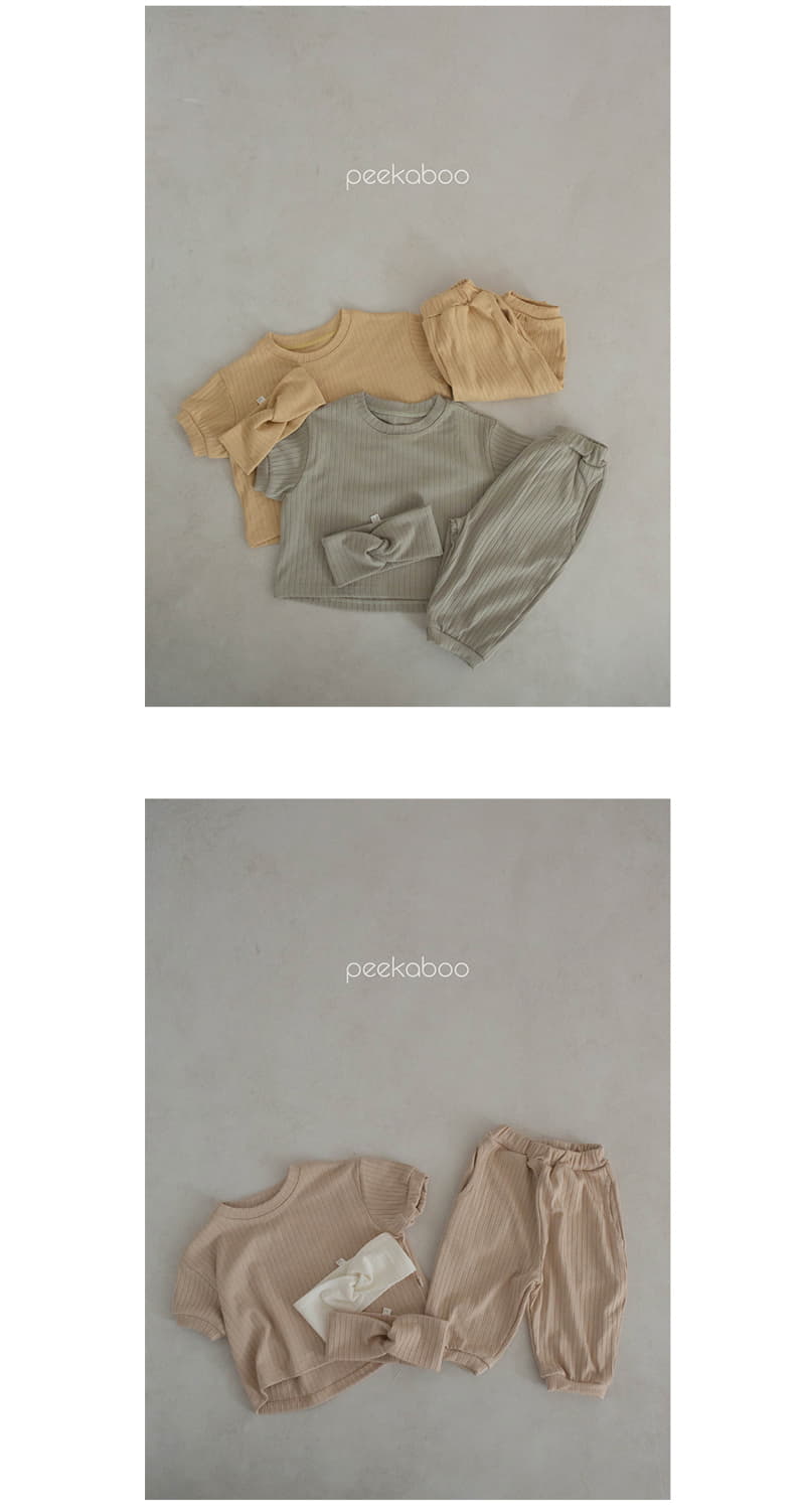 Peekaboo - Korean Baby Fashion - #babylifestyle - Ace Baby Top Bottom Set - 3