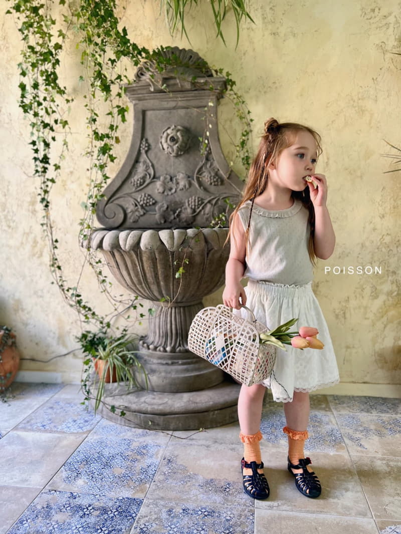 Poisson - Korean Children Fashion - #kidsshorts - Blan Skirt - 7