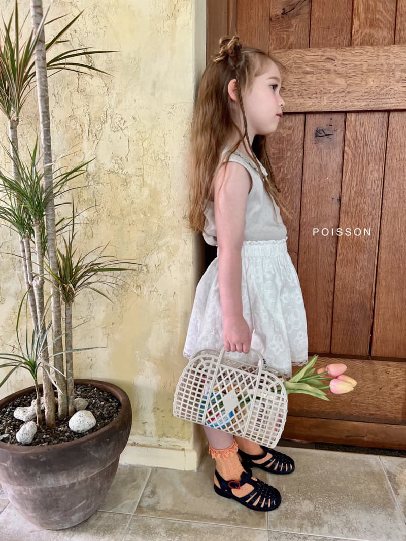 Poisson - Korean Children Fashion - #kidsstore - Blan Skirt - 8