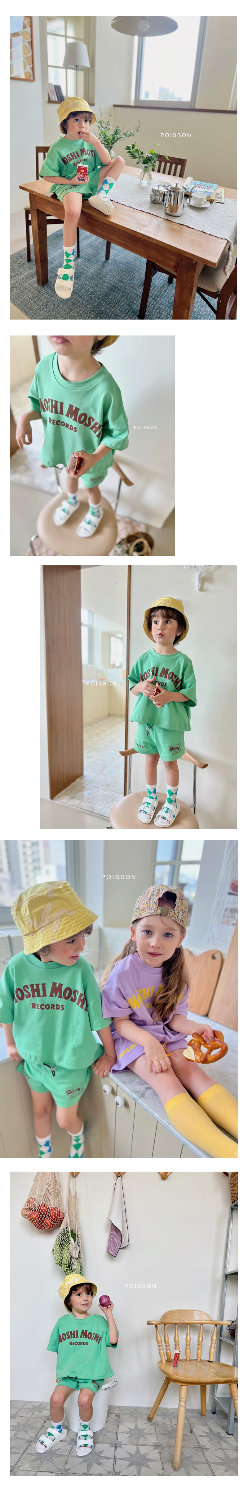 Poisson - Korean Children Fashion - #minifashionista - Mosi Mosi Top Bottom Set