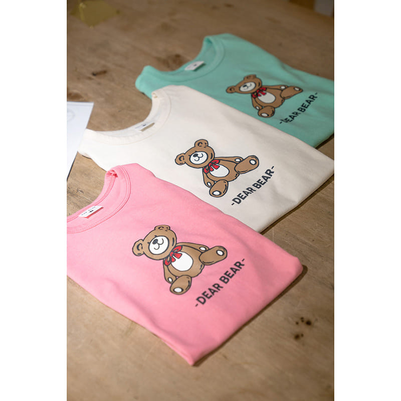 Raykids - Korean Children Fashion - #designkidswear - Dear Bear Tee