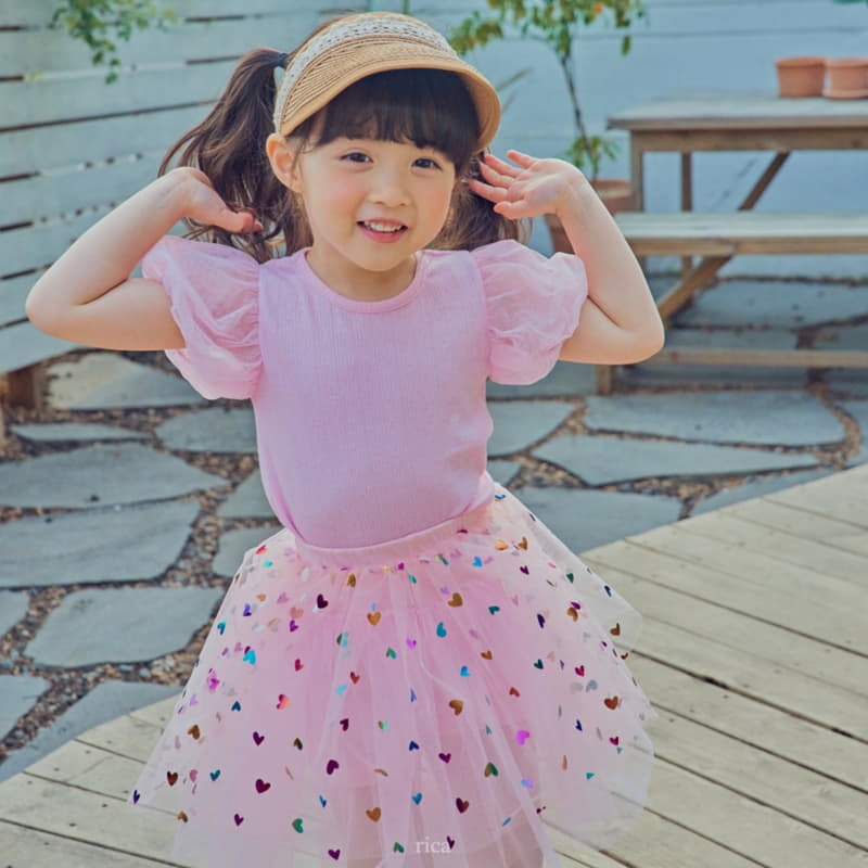 Rica - Korean Children Fashion - #designkidswear - Eyelet Tee - 3