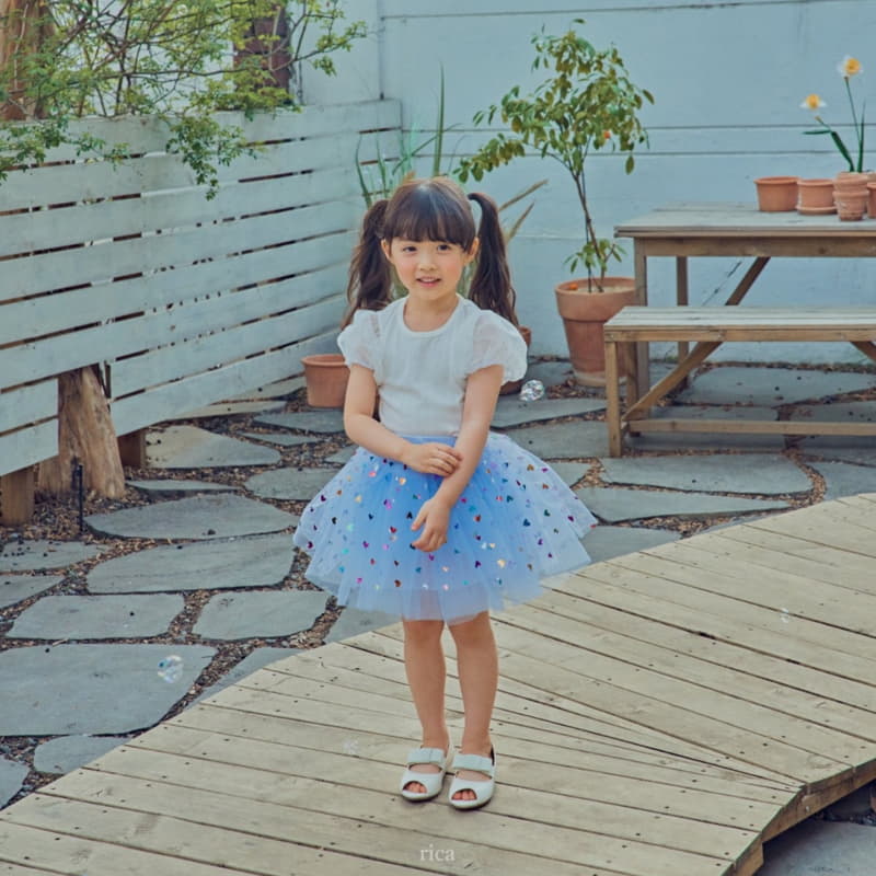 Rica - Korean Children Fashion - #kidsstore - Eyelet Tee - 7
