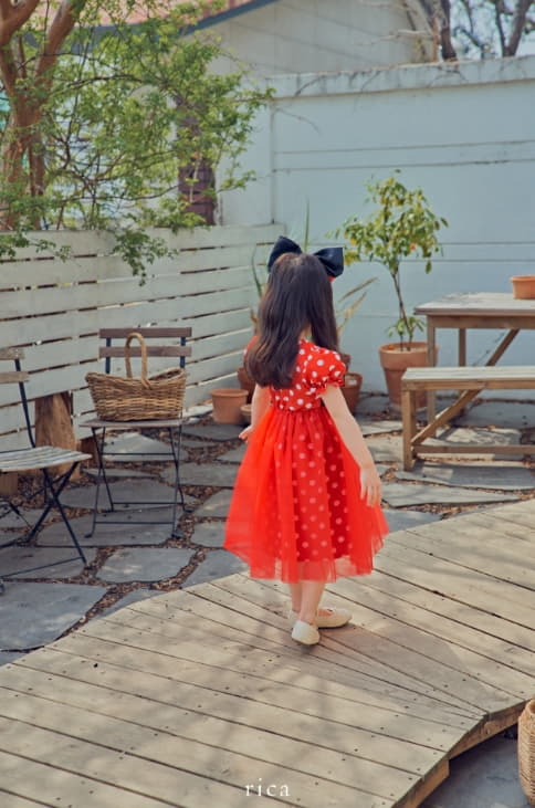 Rica - Korean Children Fashion - #todddlerfashion - Dot One-piece - 8