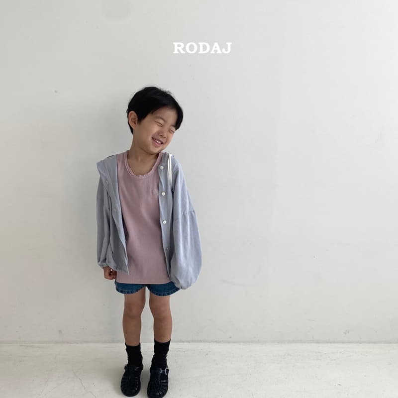 Roda J - Korean Children Fashion - #kidzfashiontrend - Low Sleeveless Tee