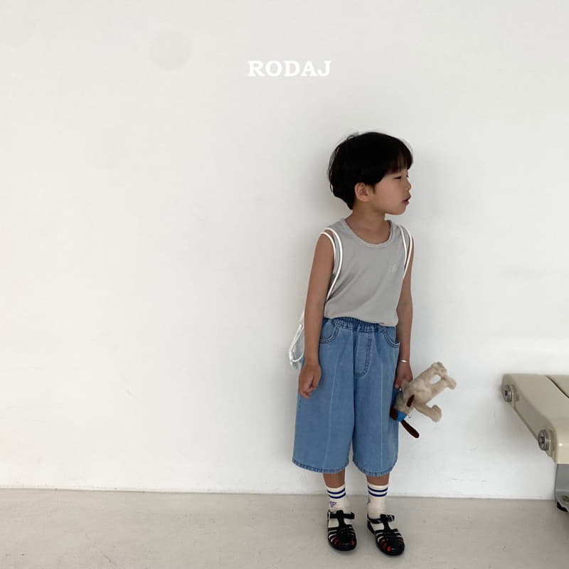 Roda J - Korean Children Fashion - #toddlerclothing - Low Sleeveless Tee - 8
